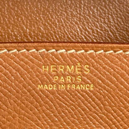 HERMES Birkin 30 Gold Gold Hardware Handbag Courchevel Ladies [Used]