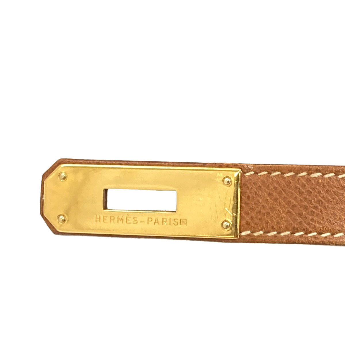 HERMES Birkin 30 Gold Gold Hardware Handbag Courchevel Ladies [Used]