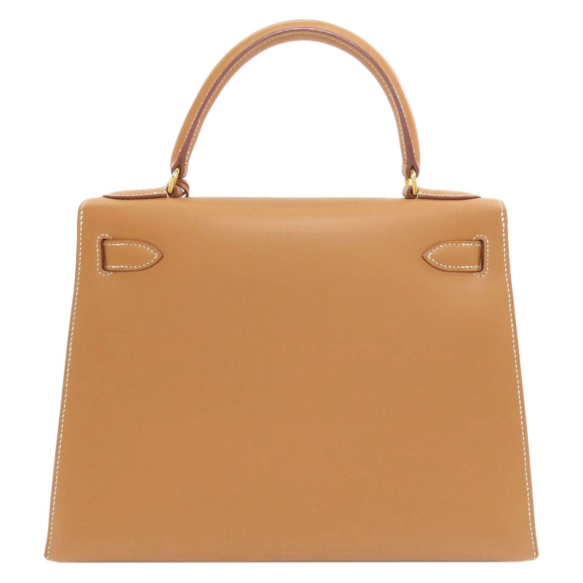 HERMES Kelly 28 outside stitching GoldHardware Handbag Vaux Chamonix Ladies [Used]