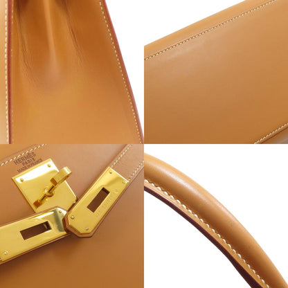 HERMES Kelly 28 outside stitching GoldHardware Handbag Vaux Chamonix Ladies [Used]