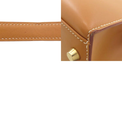 HERMES Kelly 28 outside stitching GoldHardware Handbag Vaux Chamonix Ladies [Used]