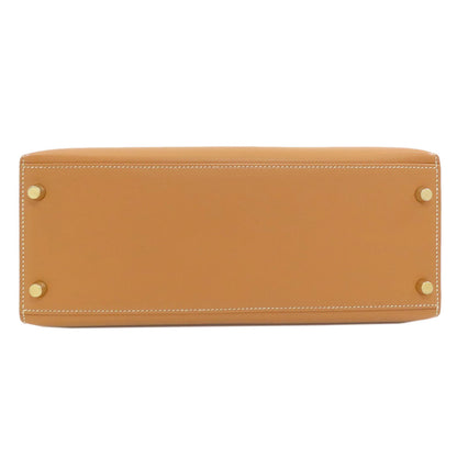 HERMES Kelly 28 outside stitching GoldHardware Handbag Vaux Chamonix Ladies [Used]
