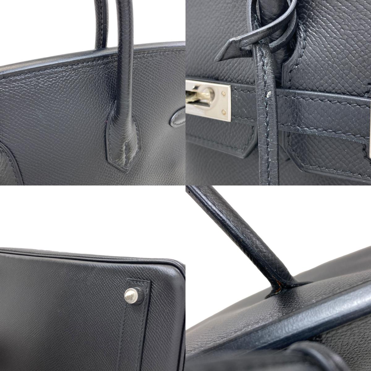 HERMES Birkin 25 SilverHardware Handbag Epsom Ladies [Used]