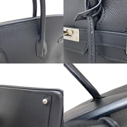 HERMES Birkin 25 SilverHardware Handbag Epsom Ladies [Used]