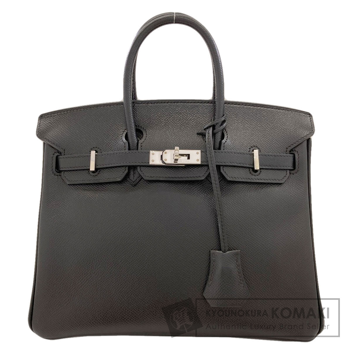 HERMES Birkin 25 SilverHardware Handbag Epsom Ladies [Used]