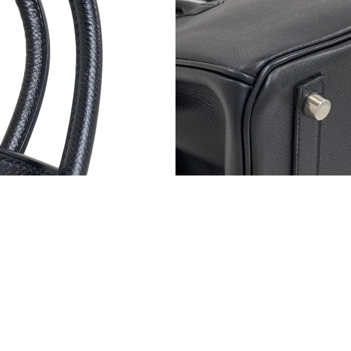 HERMES Birkin 25 SilverHardware Handbag Epsom Ladies [Used]