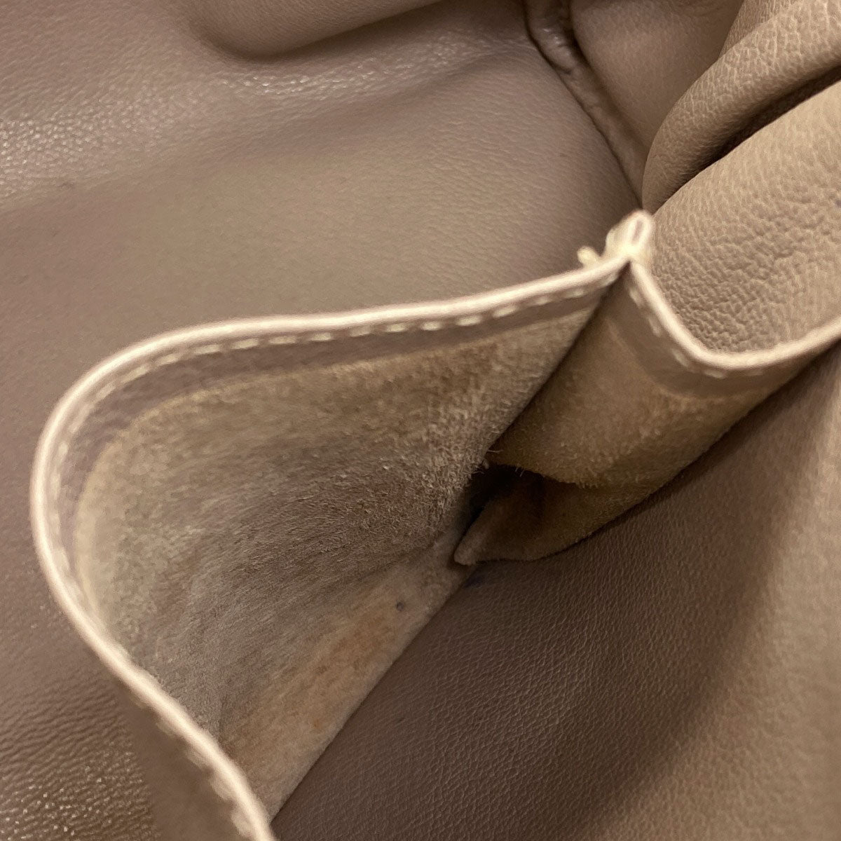 HERMES Tantan SilverHardware Tote Bag Calf Ladies [Used]