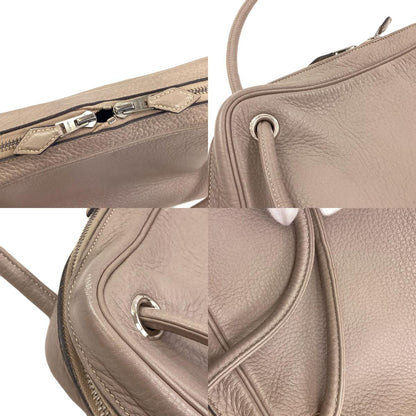 HERMES Tantan SilverHardware Tote Bag Calf Ladies [Used]