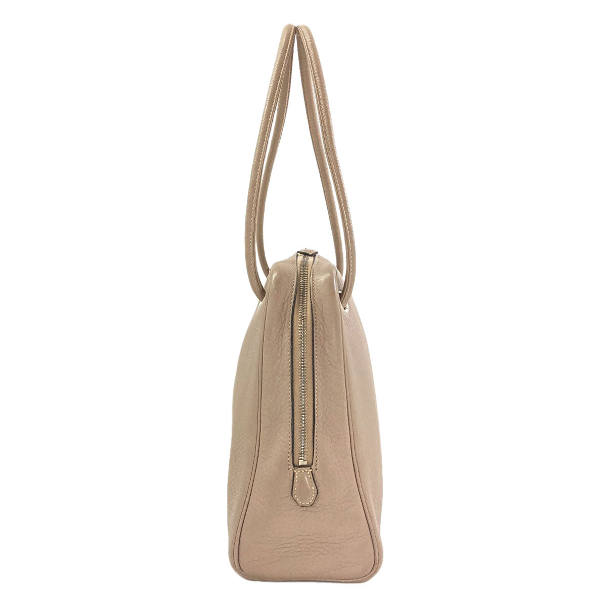 HERMES Tantan SilverHardware Tote Bag Calf Ladies [Used]