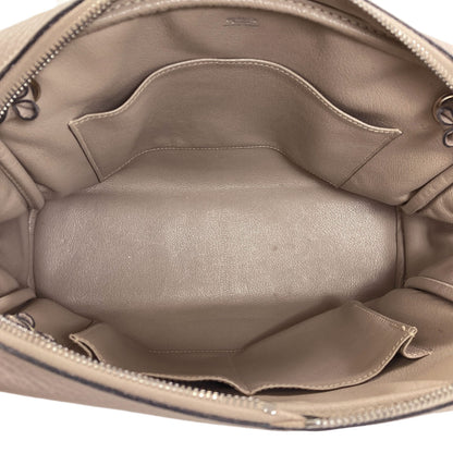 HERMES Tantan SilverHardware Tote Bag Calf Ladies [Used]