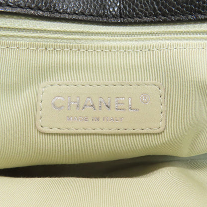 CHANEL Chain bag Matelasse Silver Hardware Tote Bag Grained Calfskin Skin Ladies [Used]