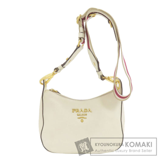 PRADA logo Shoulder Bag Calf Ladies [Used]