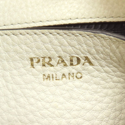 PRADA logo Shoulder Bag Calf Ladies [Used]