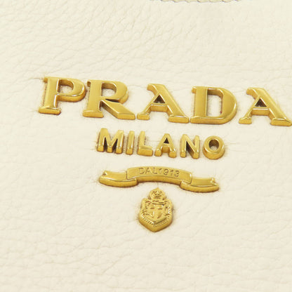 PRADA logo Shoulder Bag Calf Ladies [Used]