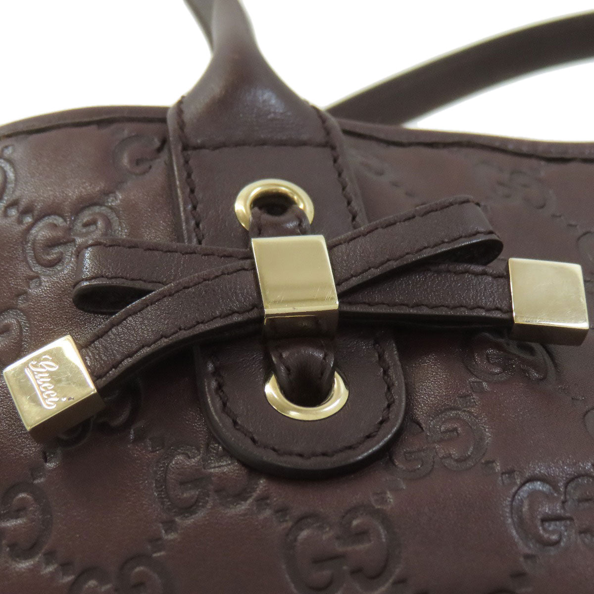 GUCCI 163805 GG Tote Bag Leather Ladies [Used]