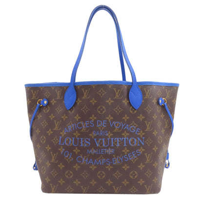 LOUIS VUITTON M40938 Neverfull MM Ikat Flower Tote Bag Monogram canvas Ladies [Used]