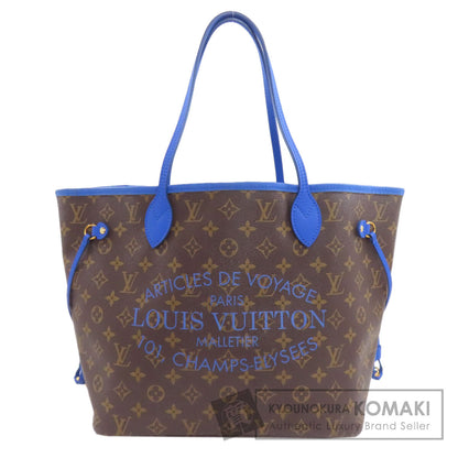LOUIS VUITTON M40938 Neverfull MM Ikat Flower Tote Bag Monogram canvas Ladies [Used]