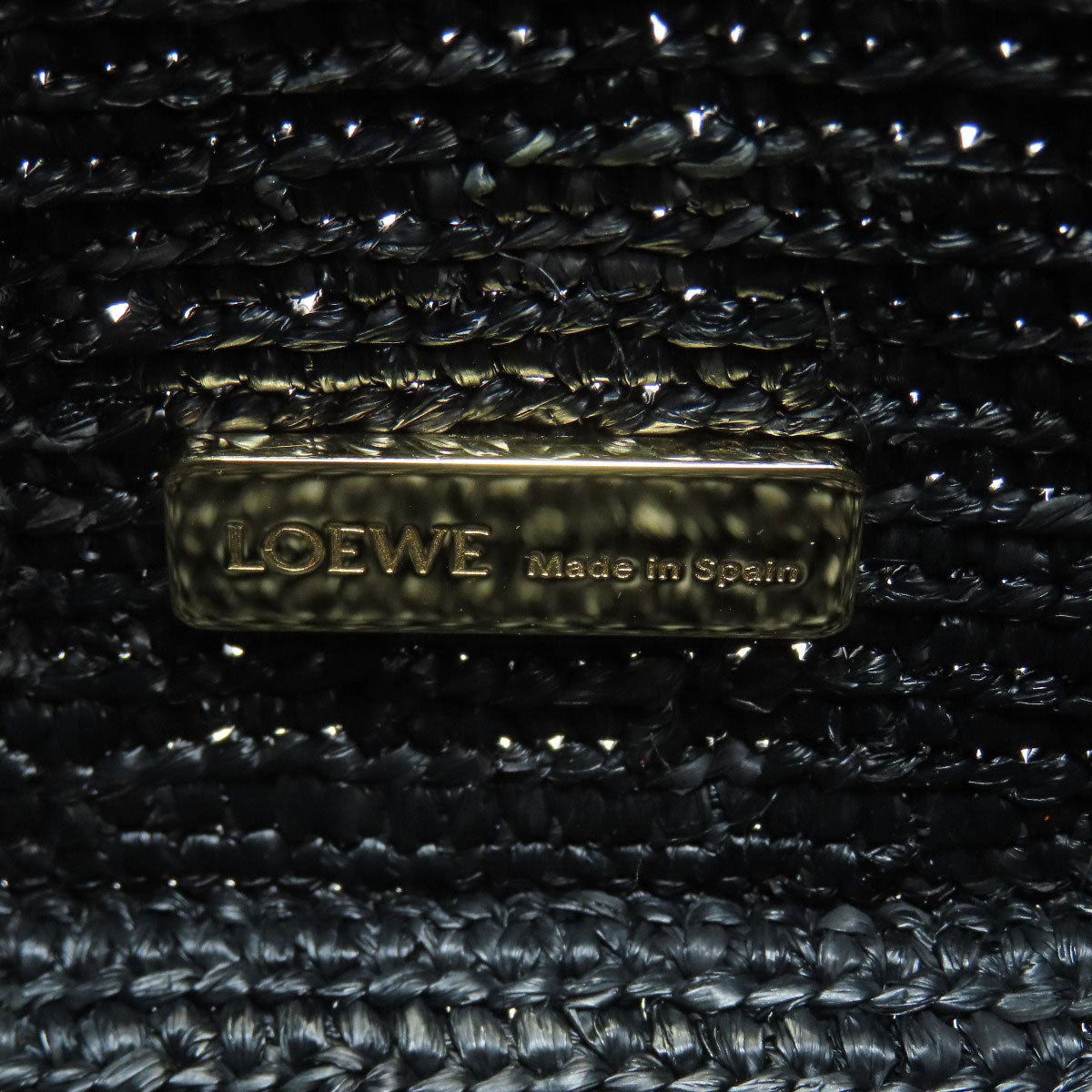 LOEWE Ora 2WAY Handbag Raffia LeatherLadies [Used]