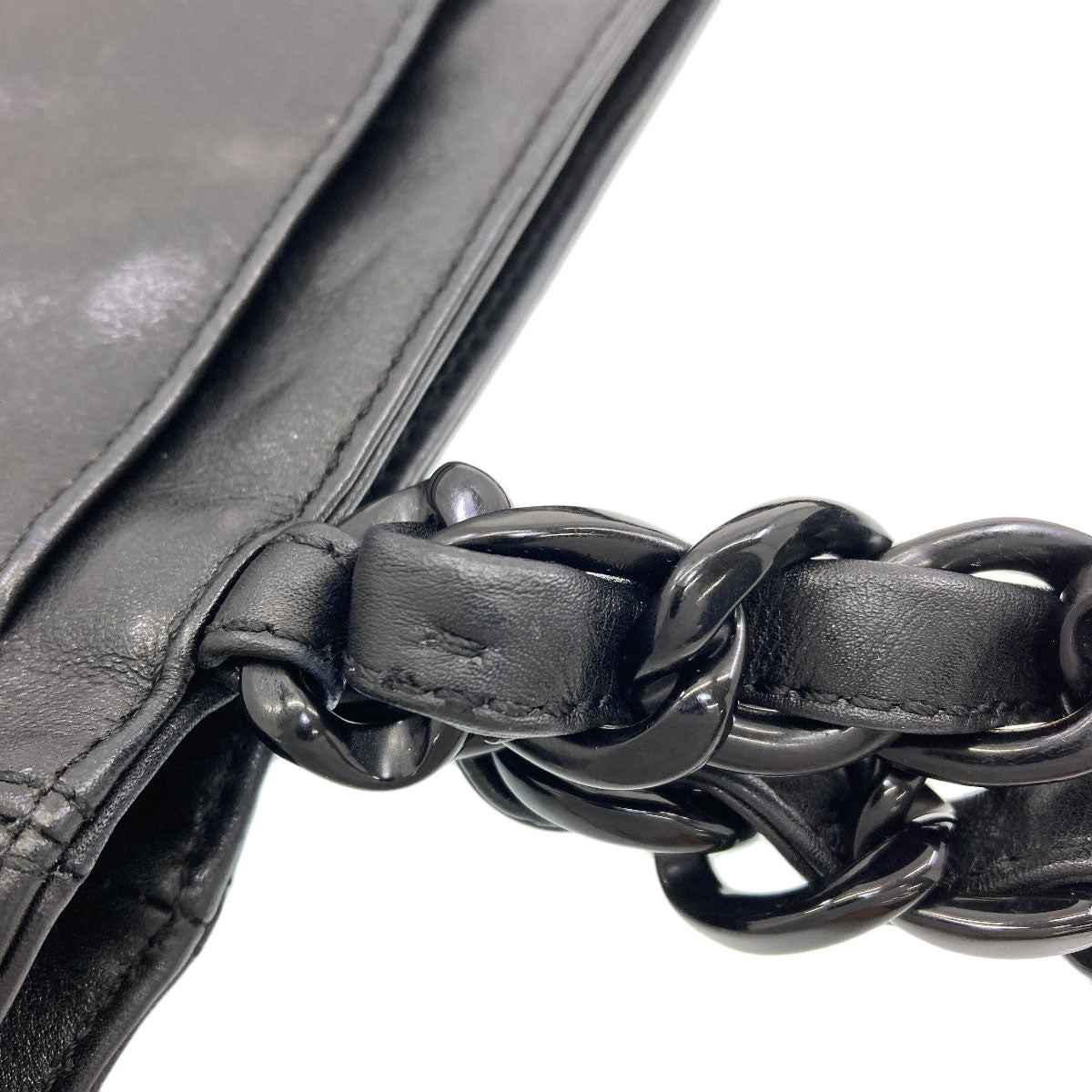 CHANEL COCO Mark Tote Bag Lambskin Ladies [Used]