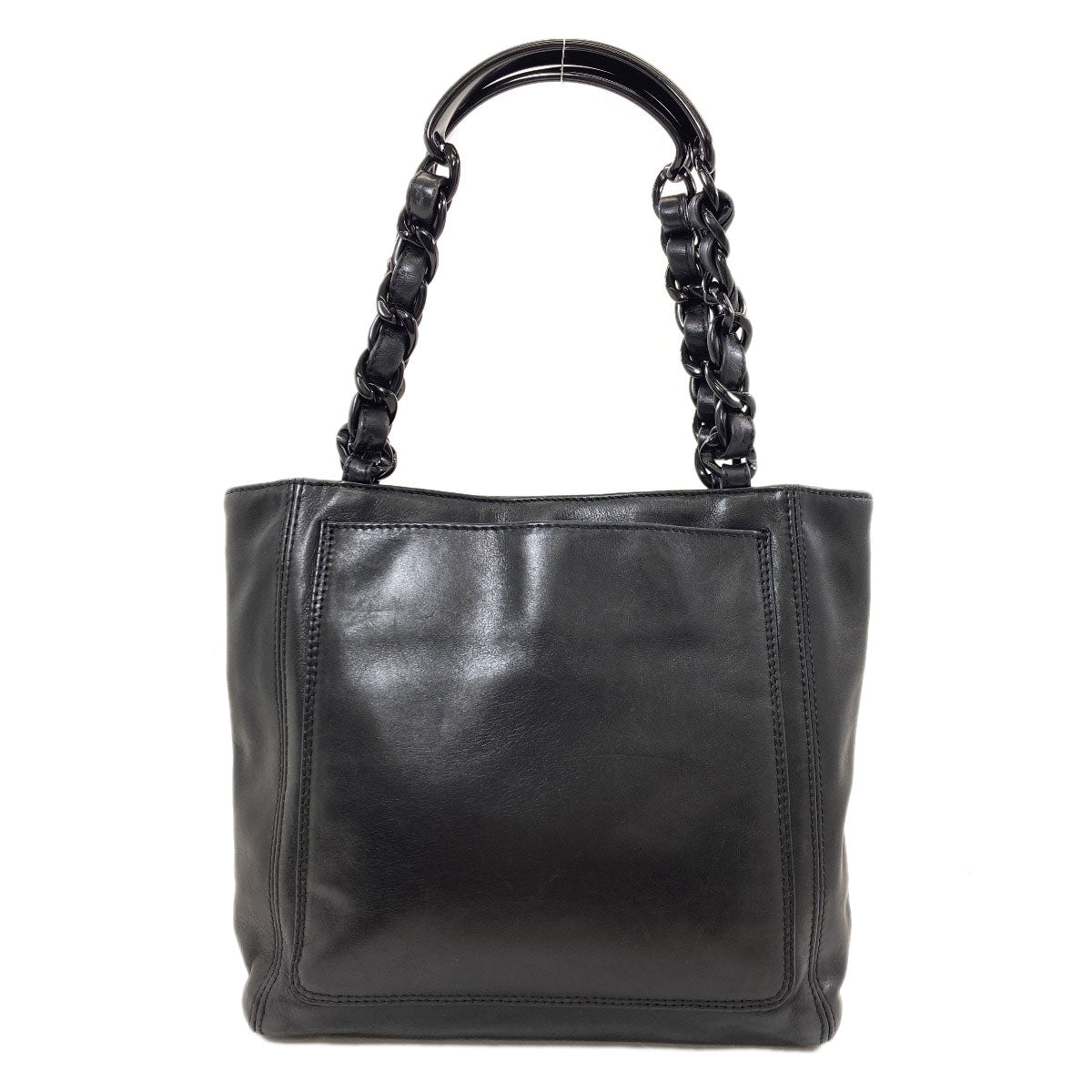 CHANEL COCO Mark Tote Bag Lambskin Ladies [Used]