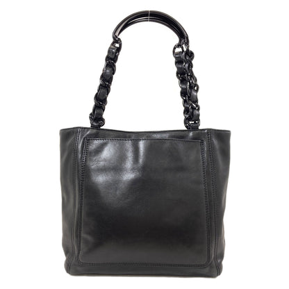 CHANEL COCO Mark Tote Bag Lambskin Ladies [Used]