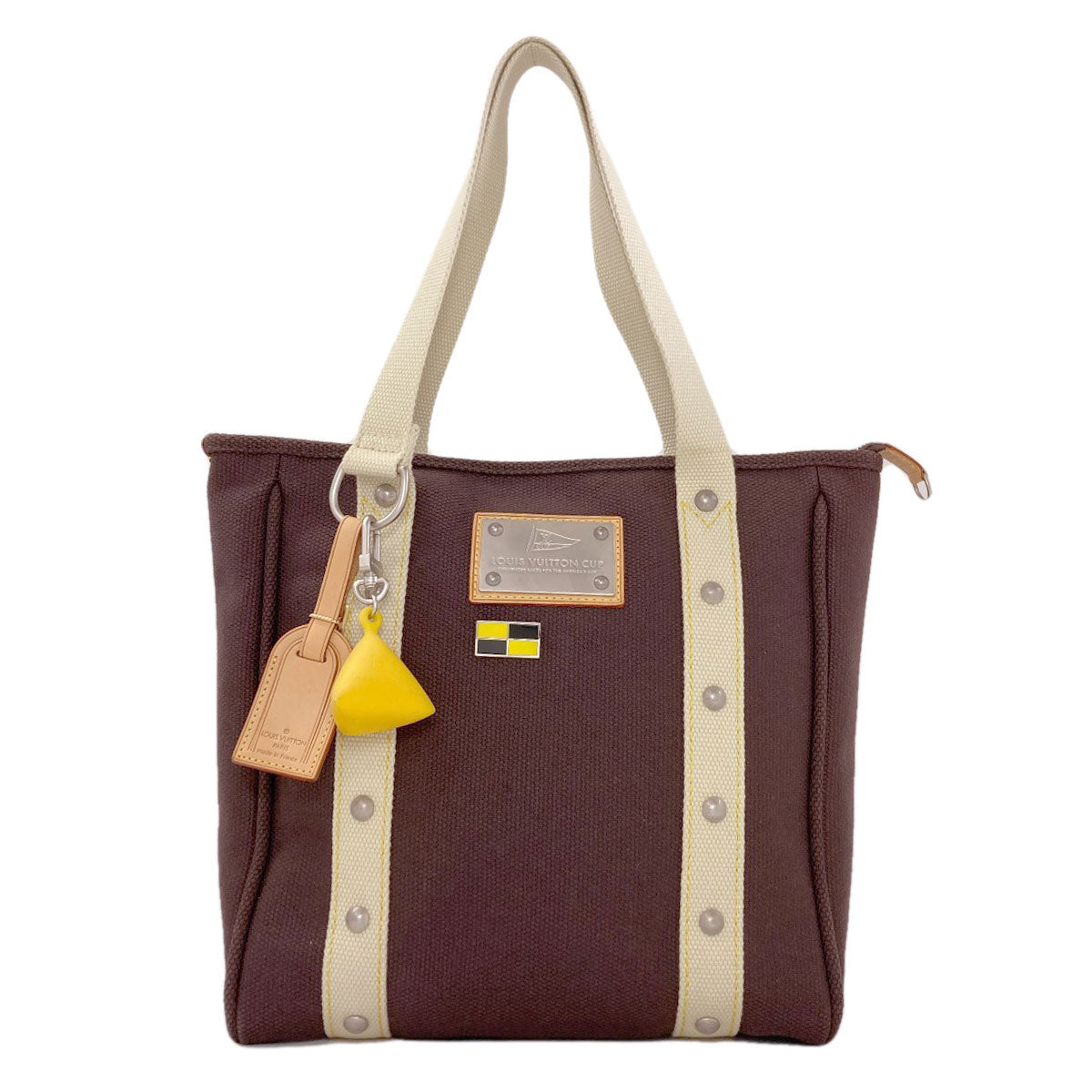 LOUIS VUITTON M80663 Antigua line hippo MM Tote Bag Canvas Ladies [Used]