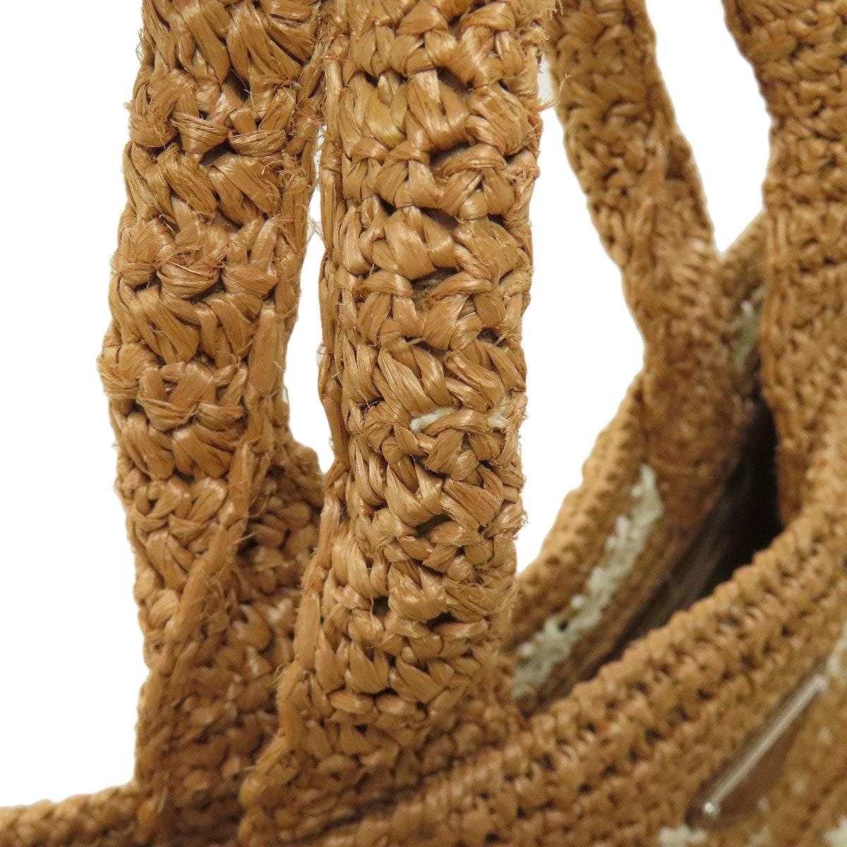 PRADA BN2888 Canapa Handbag Raffia Ladies [Used]