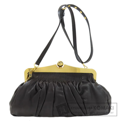 MIUMIU logo Shoulder Bag Calf Ladies [Used]
