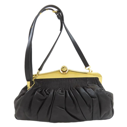MIUMIU logo Shoulder Bag Calf Ladies [Used]