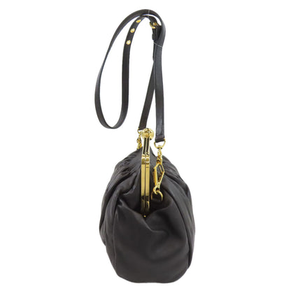 MIUMIU logo Shoulder Bag Calf Ladies [Used]