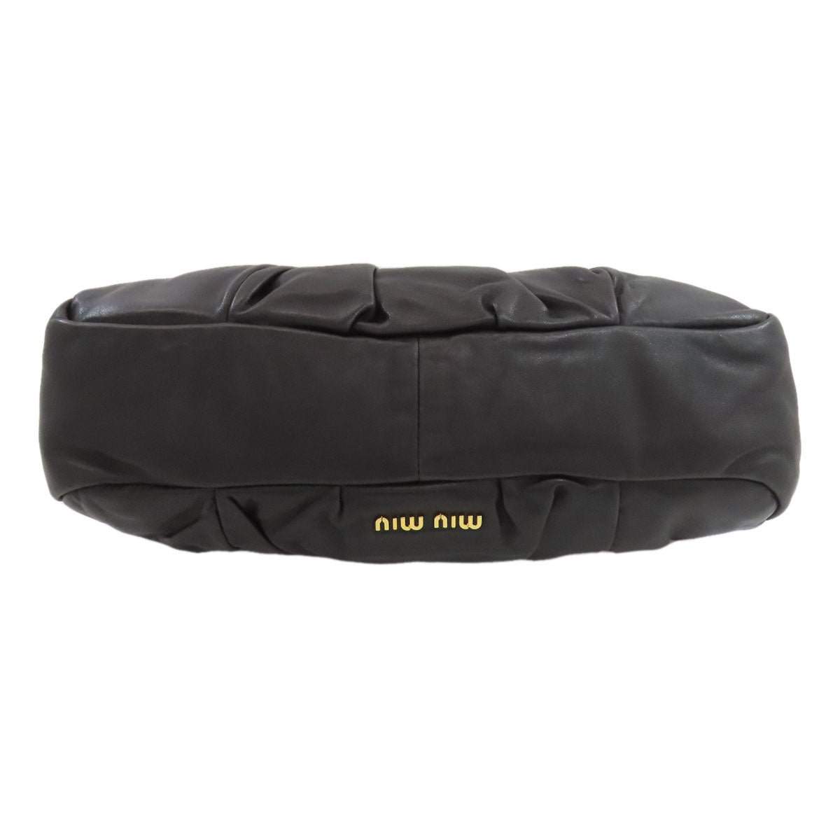 MIUMIU logo Shoulder Bag Calf Ladies [Used]