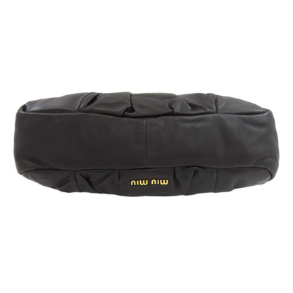 MIUMIU logo Shoulder Bag Calf Ladies [Used]