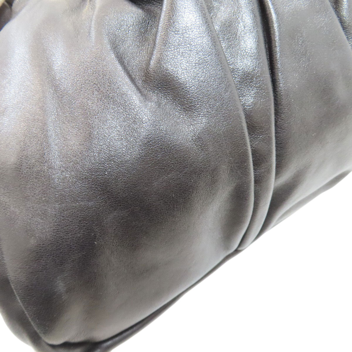 MIUMIU logo Shoulder Bag Calf Ladies [Used]