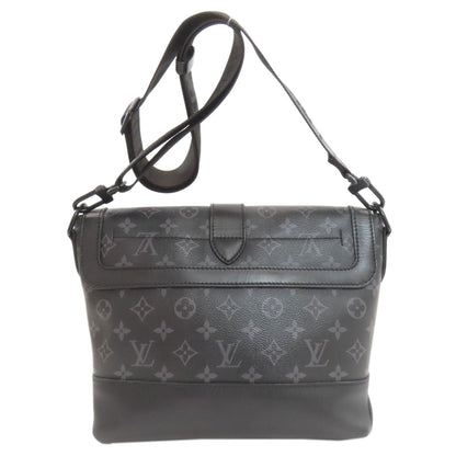 LOUIS VUITTON M45911 Saumur Messenger Shoulder Bag Monogram Eclipse mens [Used]