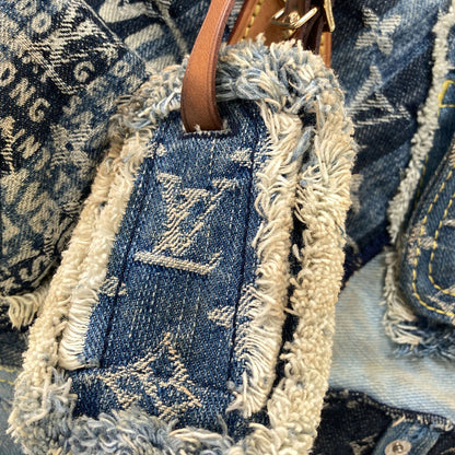 LOUIS VUITTON M95380 Patchwork Speedy 30 Handbag Denim Ladies [Used]