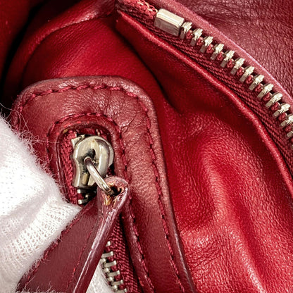 CHRISTIAN DIOR Lady Dior 2WAY Handbag Calf Ladies [Used]