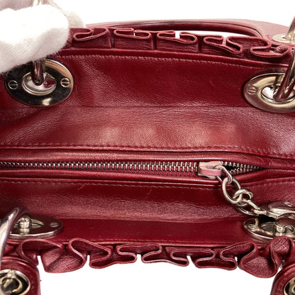 CHRISTIAN DIOR Lady Dior 2WAY Handbag Calf Ladies [Used]