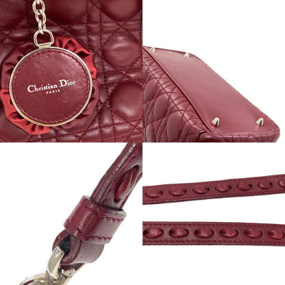 CHRISTIAN DIOR Lady Dior 2WAY Handbag Calf Ladies [Used]