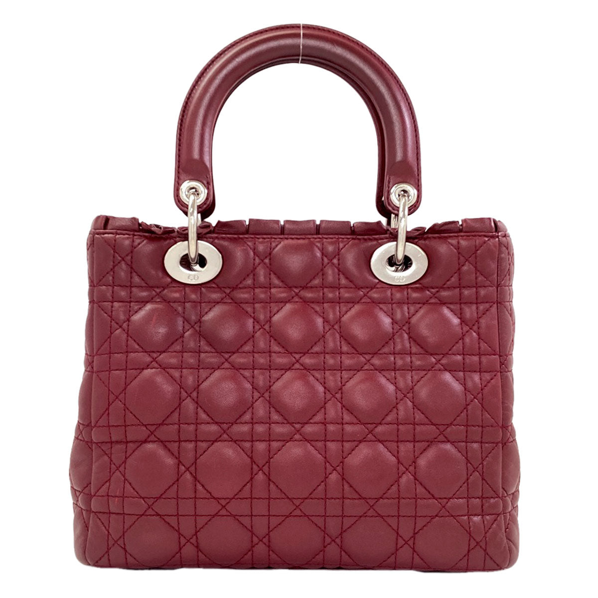 CHRISTIAN DIOR Lady Dior 2WAY Handbag Calf Ladies [Used]