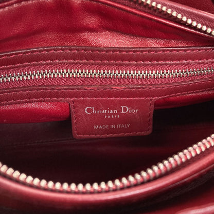 CHRISTIAN DIOR Lady Dior 2WAY Handbag Calf Ladies [Used]