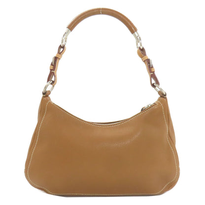 PRADA BR1842 one belt Shoulder Bag Leather Ladies [Used]