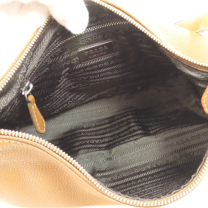 PRADA BR1842 one belt Shoulder Bag Leather Ladies [Used]