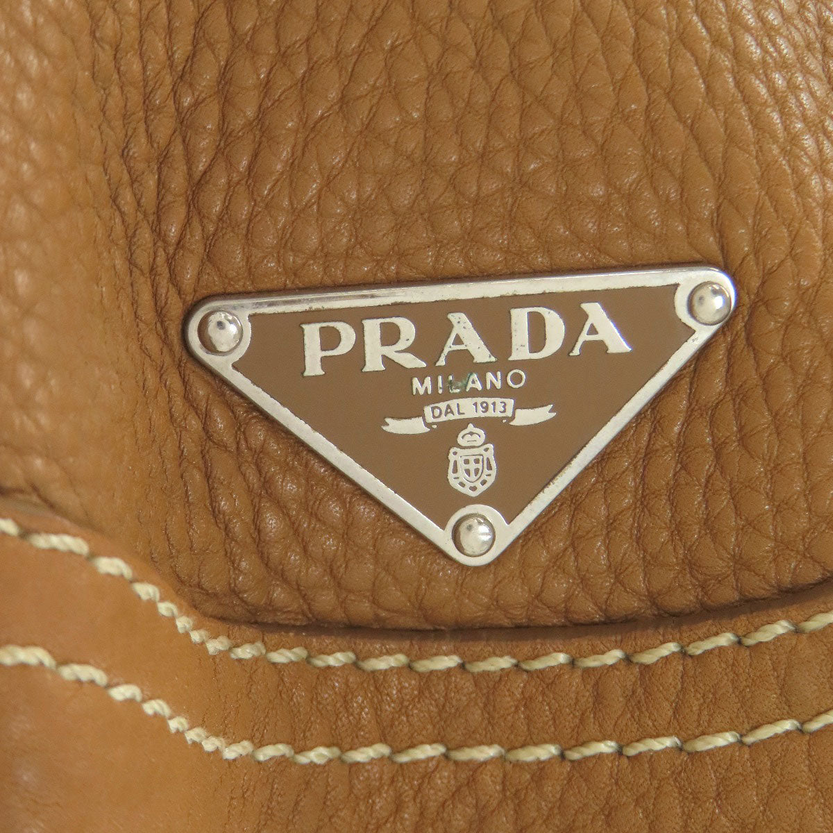 PRADA BR1842 one belt Shoulder Bag Leather Ladies [Used]