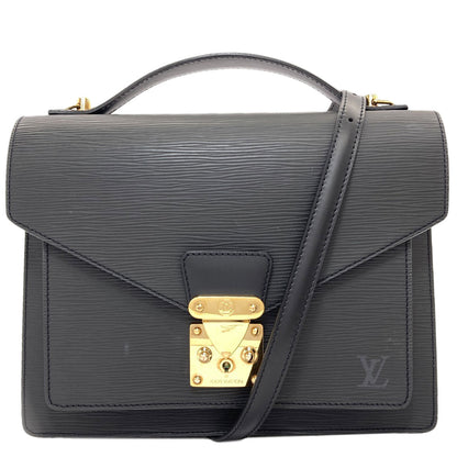 LOUIS VUITTON M52122 Monceau Handbag Epi Leather Ladies [Used]