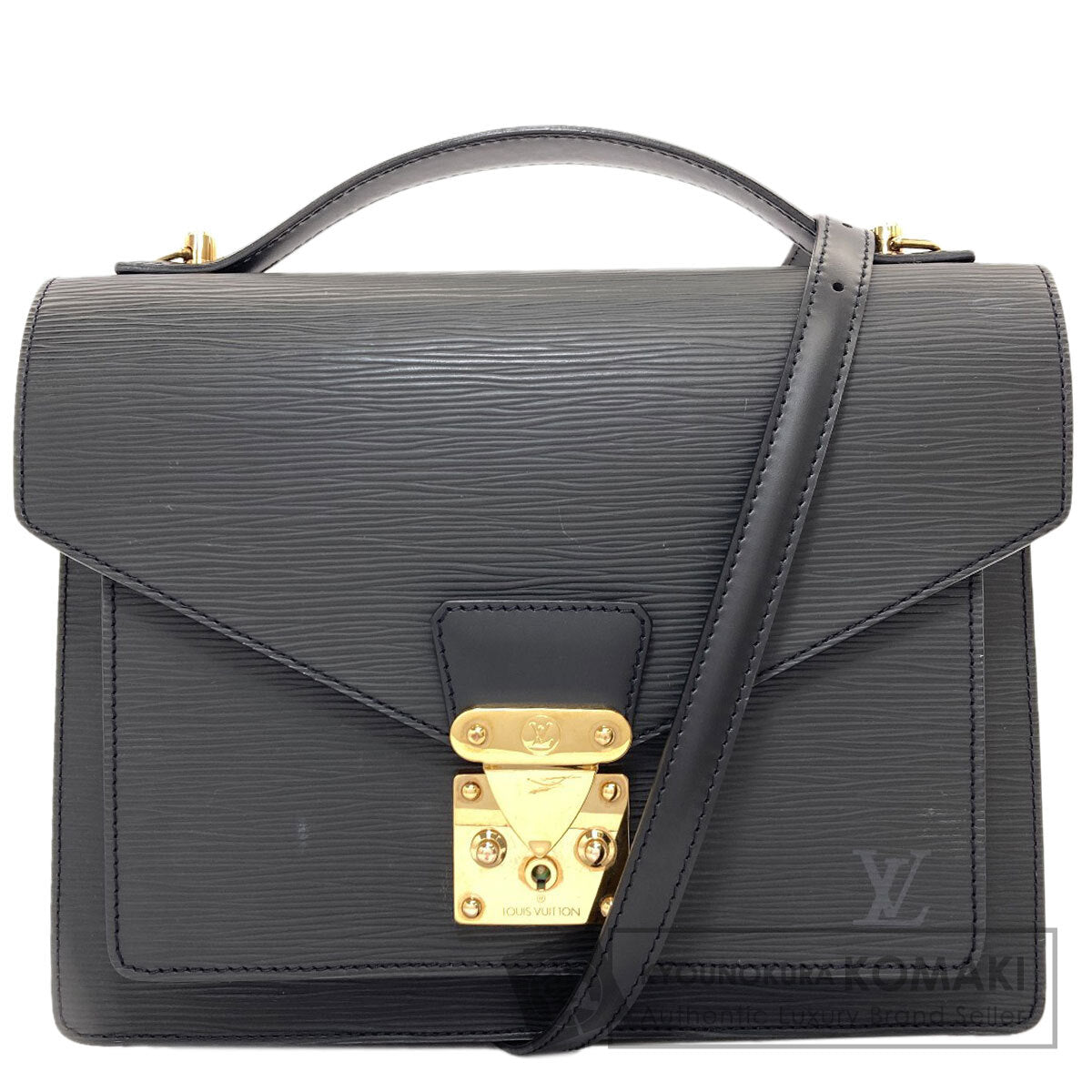 LOUIS VUITTON M52122 Monceau Handbag Epi Leather Ladies [Used]