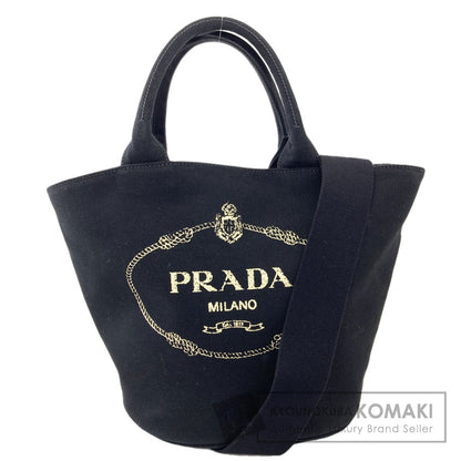 PRADA 1BG186 Canapa 2WAY Tote Bag Canvas Ladies [Used]