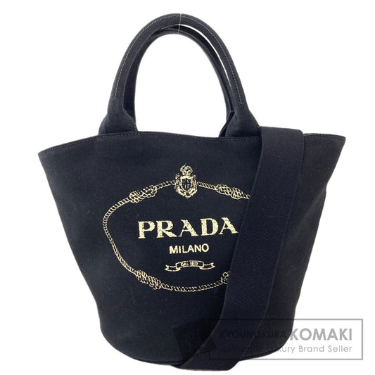 PRADA 1BG186 Canapa 2WAY Tote Bag Canvas Ladies [Used]
