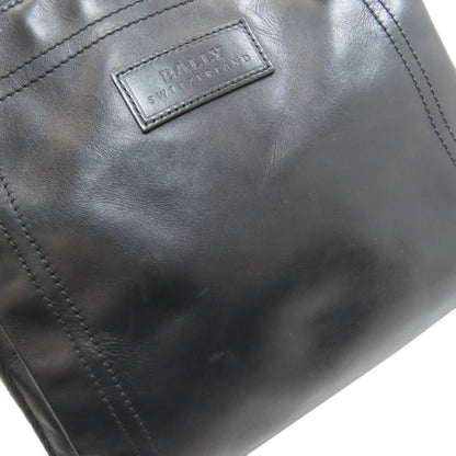 BALLY logo Shoulder Bag Leather Ladies [Used]