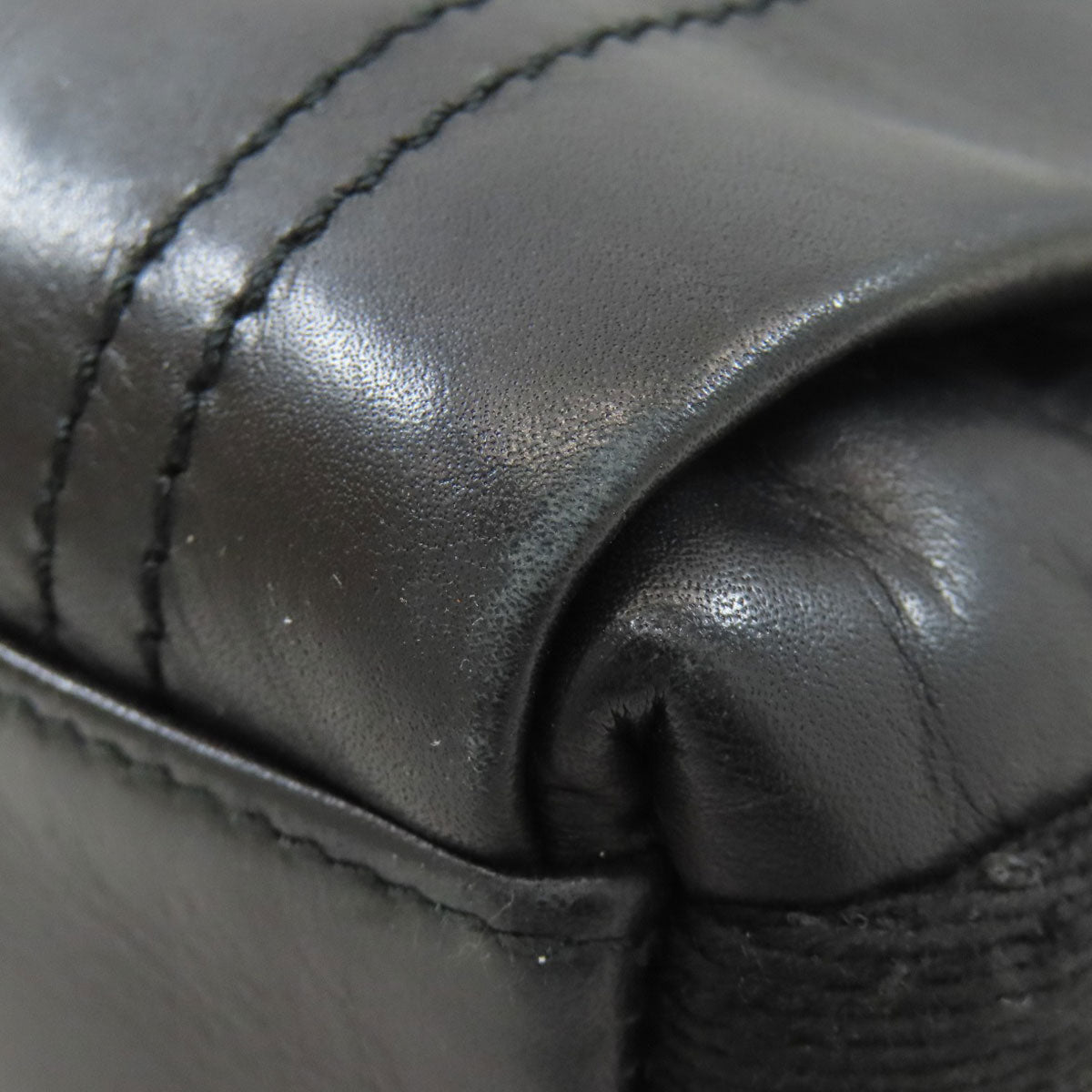 BALLY logo Shoulder Bag Leather Ladies [Used]