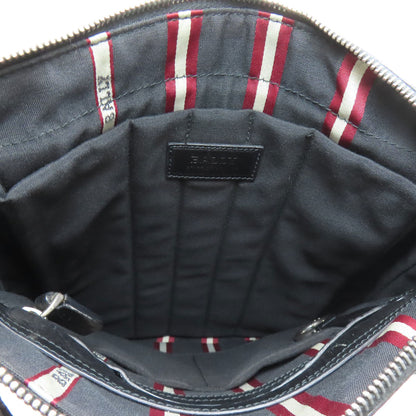 BALLY logo Shoulder Bag Leather Ladies [Used]